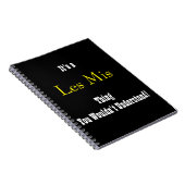 Les Mis Journal ノートブック (右側)