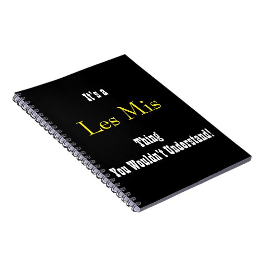 Les Mis Journal ノートブック (右側)