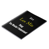 Les Mis Journal ノートブック (左側)