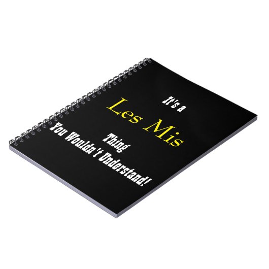 Les Mis Journal ノートブック (左側)