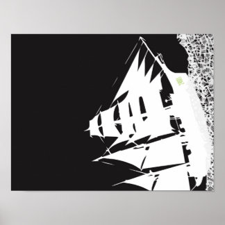 Les Mis Shipシルエットポスター ポスター