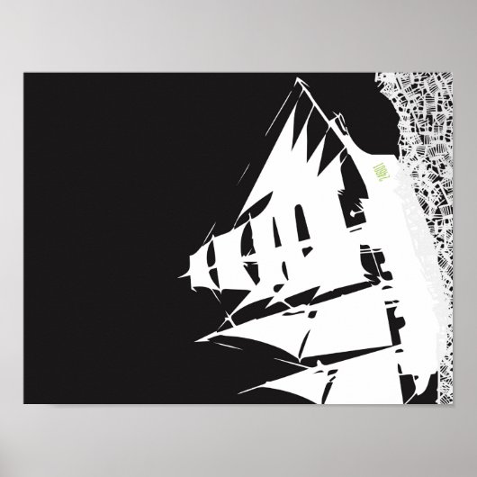 Les Mis Shipシルエットポスター ポスター (正面)