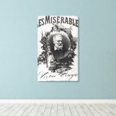 'Les Miserables'のタイトルページ第1版 キャンバスプリント (インサイチュ (ウッドフロア))