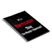 Les Miserablesのバリケードジャーナル ノートブック (右側)