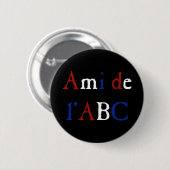 Les Misérables愛: 友de l'ABC Button 缶バッジ (正面&裏面)