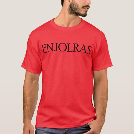 Les Misérables愛: 私はEnjolrasのワイシャツのために失神します Tシャツ (正面)