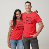 Les Misérables愛: Liberté、Égalité、Fraternité Tシャツ (ユニセックス)