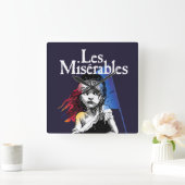 LES MISÉRABLES スクエア壁時計 (ホーム)