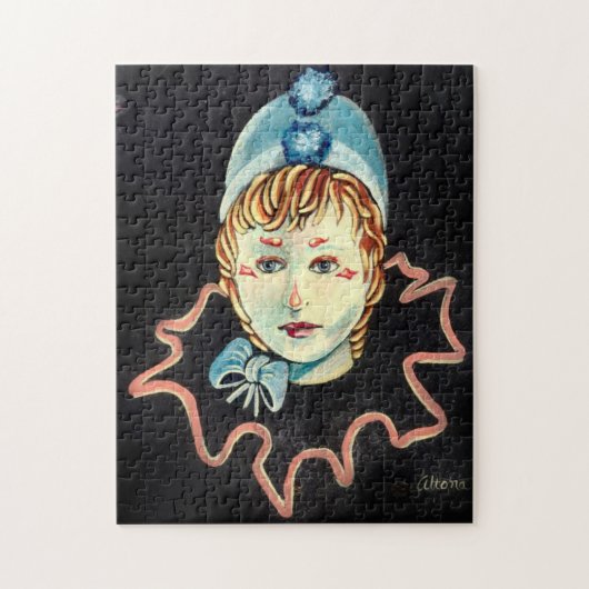 Les Moppet -ピエロのジグソーパズルの破損 ジグソーパズル (縦)