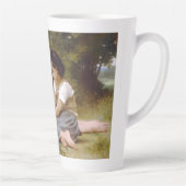 Les Noisette:ハゼルナッツを集める若い女の子 カフェラテマグ (右)