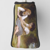 Les Noisette:ハゼルナッツを集める若い女の子 ゴルフヘッドカバー (回転90)