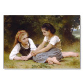 Les Noisette：ハゼルナッツを集める若い女の子 テーブルナンバー (裏面)