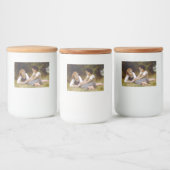 Les Noisette：ハゼルナッツを集める若い女の子 フードラベル (ボトル)