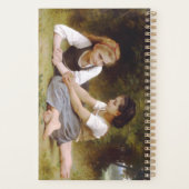 Les Noisette:ハゼルナッツを集める若い女の子 プランナー手帳 (裏面)