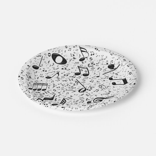 Les notes de musique ペーパープレート (アングル)