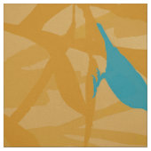 Les oiseaux bleus ファブリック (見本)