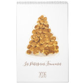 Les Pâtisseries Françaises  Calendar カレンダー (カバー)