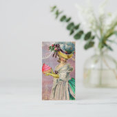 Les PetitsのGateauxのMarieアントワネットのカップケーキ及び鳥 名刺 (スタンド正面)