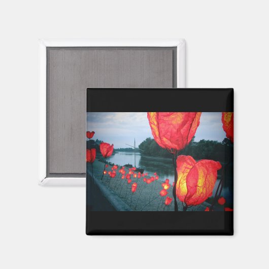 "Les quais, la nuit" マグネット (正面/裏面)