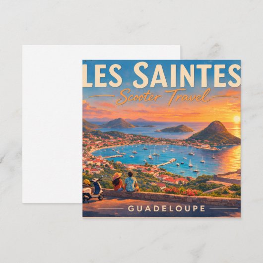 LES SAINTES GUADELOUPE (正面/裏面)