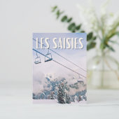 Les Saisies Station de ski ポストカード (スタンド正面)