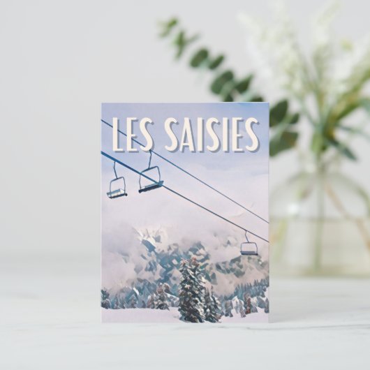 Les Saisies Station de ski ポストカード (スタンド正面)