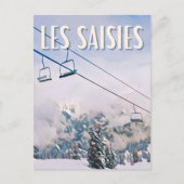 Les Saisies Station de ski ポストカード (正面)
