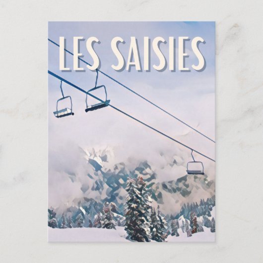 Les Saisies Station de ski ポストカード (正面)