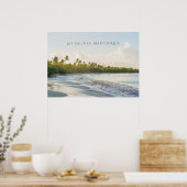 Les Salines beach Martinique Scenic travel  ポスター (キッチン)