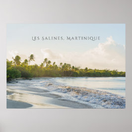 Les Salines beach Martinique Scenic travel  ポスター