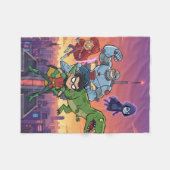  les tentants フリースブランケット (正面(横))