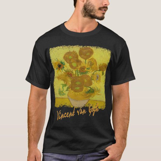 les tournesols vincent van gogh tシャツ (正面)