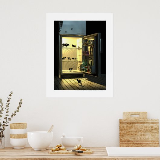 Les vaches cools - The cool cows ポスター (キッチン)