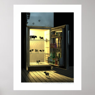 Les vaches cools - The cool cows ポスター