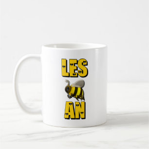 LES🐝AN (レズビアンプライド) コーヒーマグカップ
