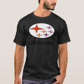 Lesbaru - Lesbian Car Logo Sticker Tシャツ (正面)