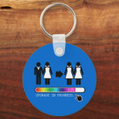 LESBIANへのアップグレード キーホルダー (正面)