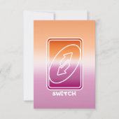 Lesbianフラグの切り替えスタイルサンキューカード サンキューカード (正面)