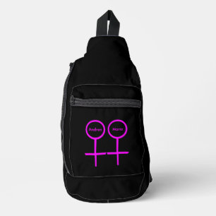 Lesbian愛好家のカスタマイズ スリングバッグ