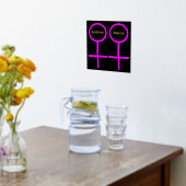 Lesbian愛好家のカスタマイズ 箔ポスター (レイダウン (キッチン))