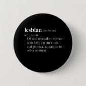 LESBIAN （定義） 缶バッジ (正面)
