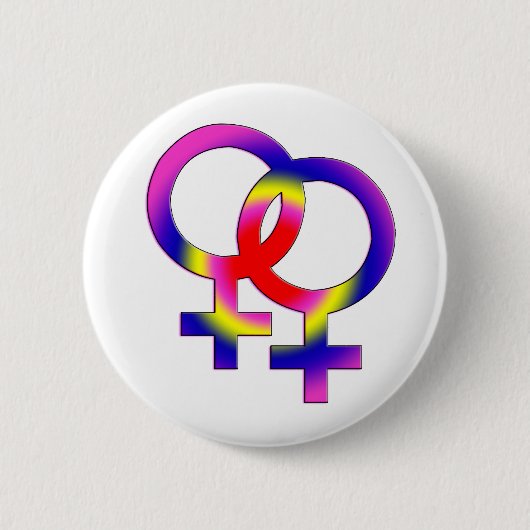 lesbian 缶バッジ (正面)