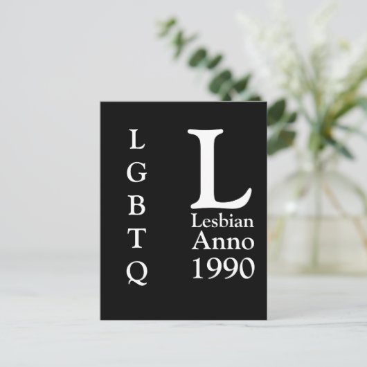 Lesbian Anno ???? | Lesbian Pride   ポストカード (スタンド正面)