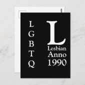 Lesbian Anno ???? | Lesbian Pride   ポストカード (正面/裏面)