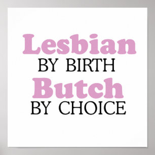 Lesbian by誕生Butch by choice .png ポスター