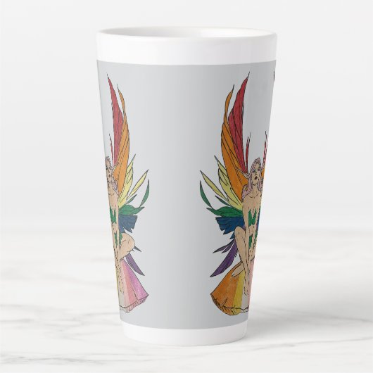 Lesbian Faerie カフェラテマグ (正面)