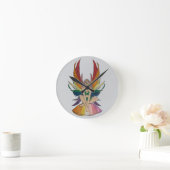 Lesbian Faerie  ラウンド壁時計 (ホーム)