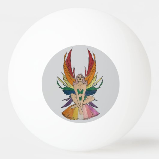 Lesbian Faerie  卓球ボール (正面)