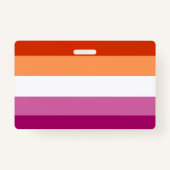 Lesbian Flag バッジ (裏面)