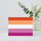 Lesbian Flag ポストカード (スタンド正面)